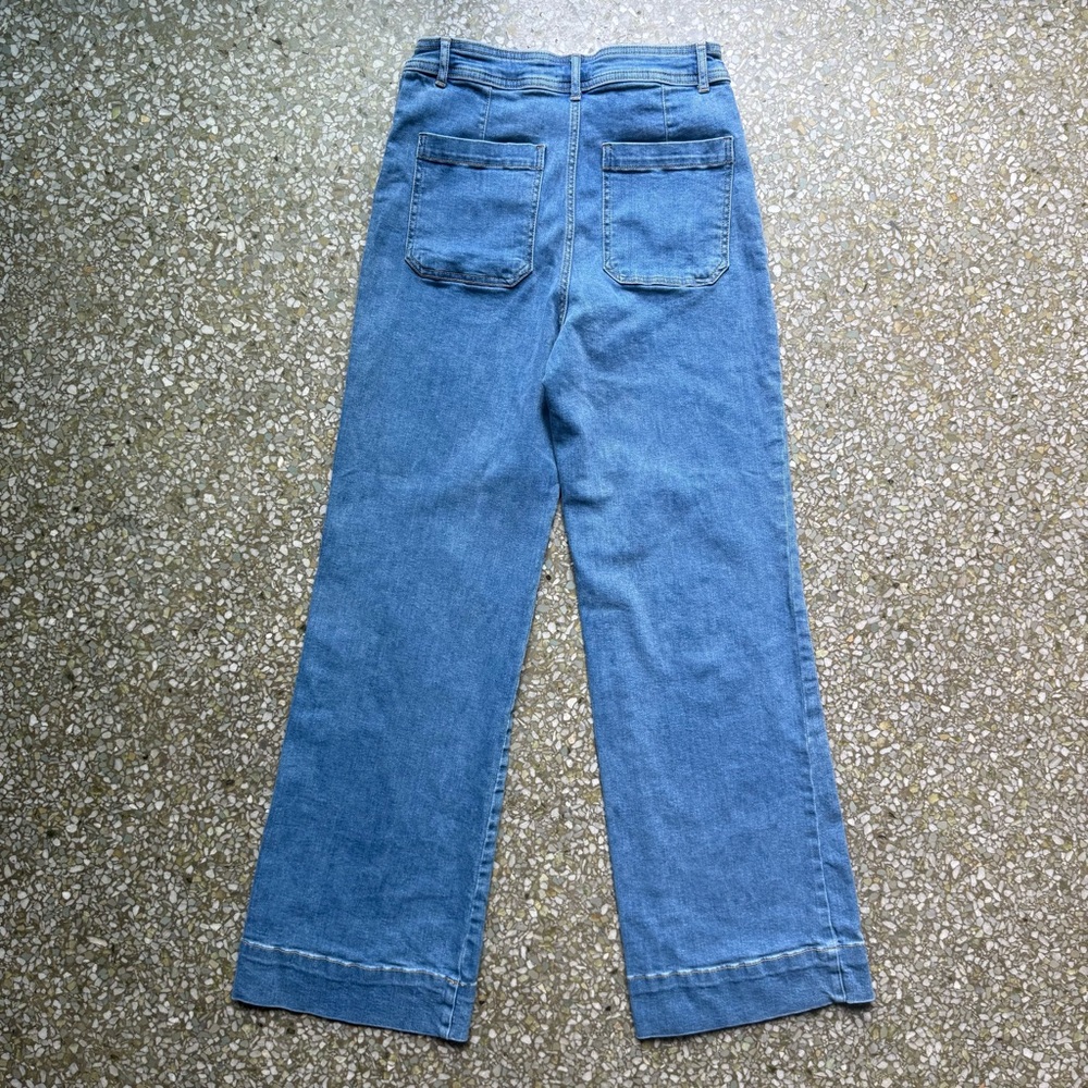 Avec Les Filles Wide Leg High Rise Jeans (Size 28) - Picture 3 of 9